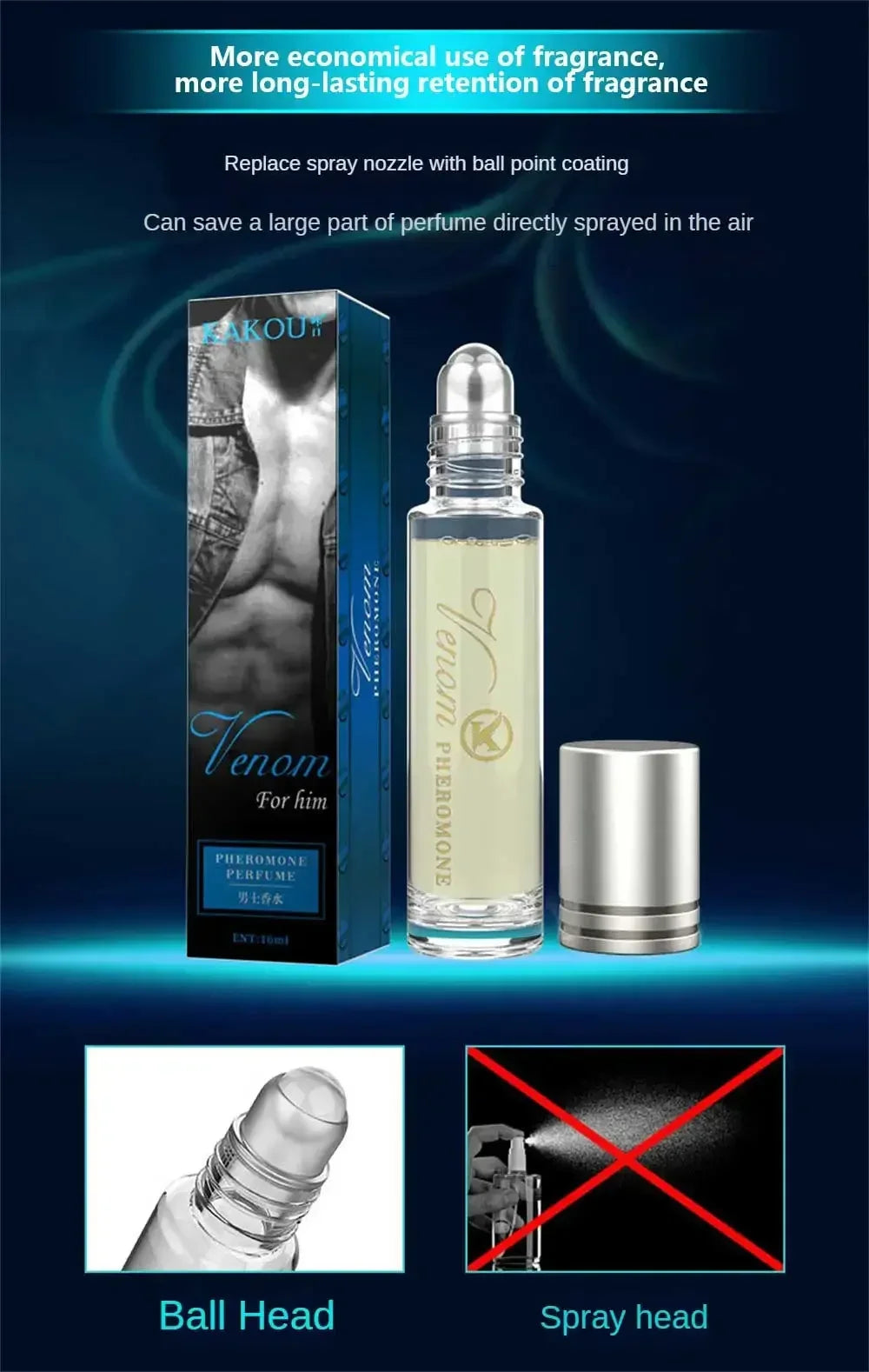 10ml Perfume for Men Women Ball Perfume Women Pheromone Men'S Essential Oil Perfume Attracts The Opposite Sex Lasting Fragrance -