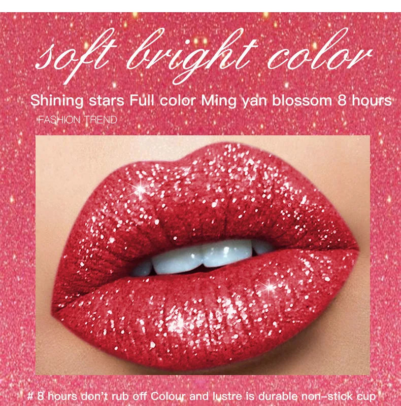 Shiny lipstick -