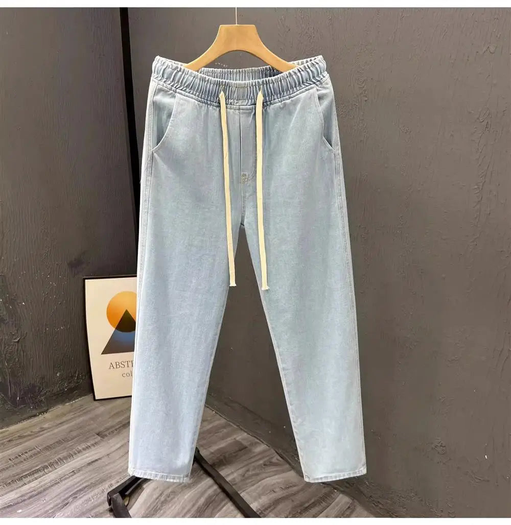 Men's Casual Loose Straight Leg Jeans -