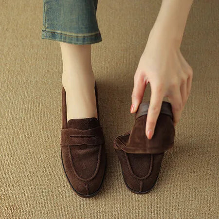 Brown Casual Flats -