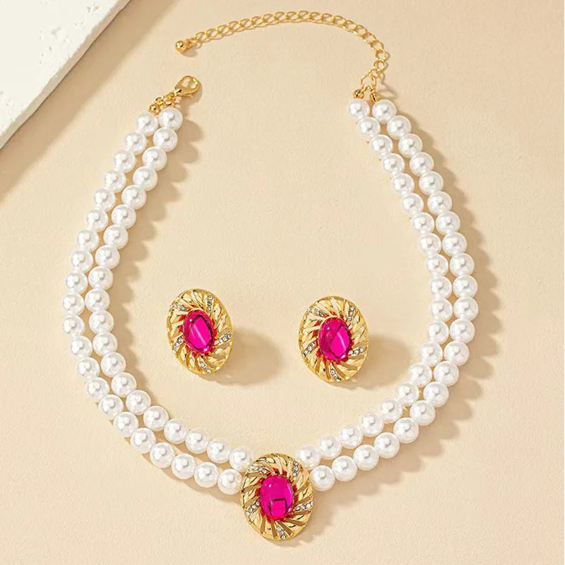 Necklace Rhinestone Pendant -