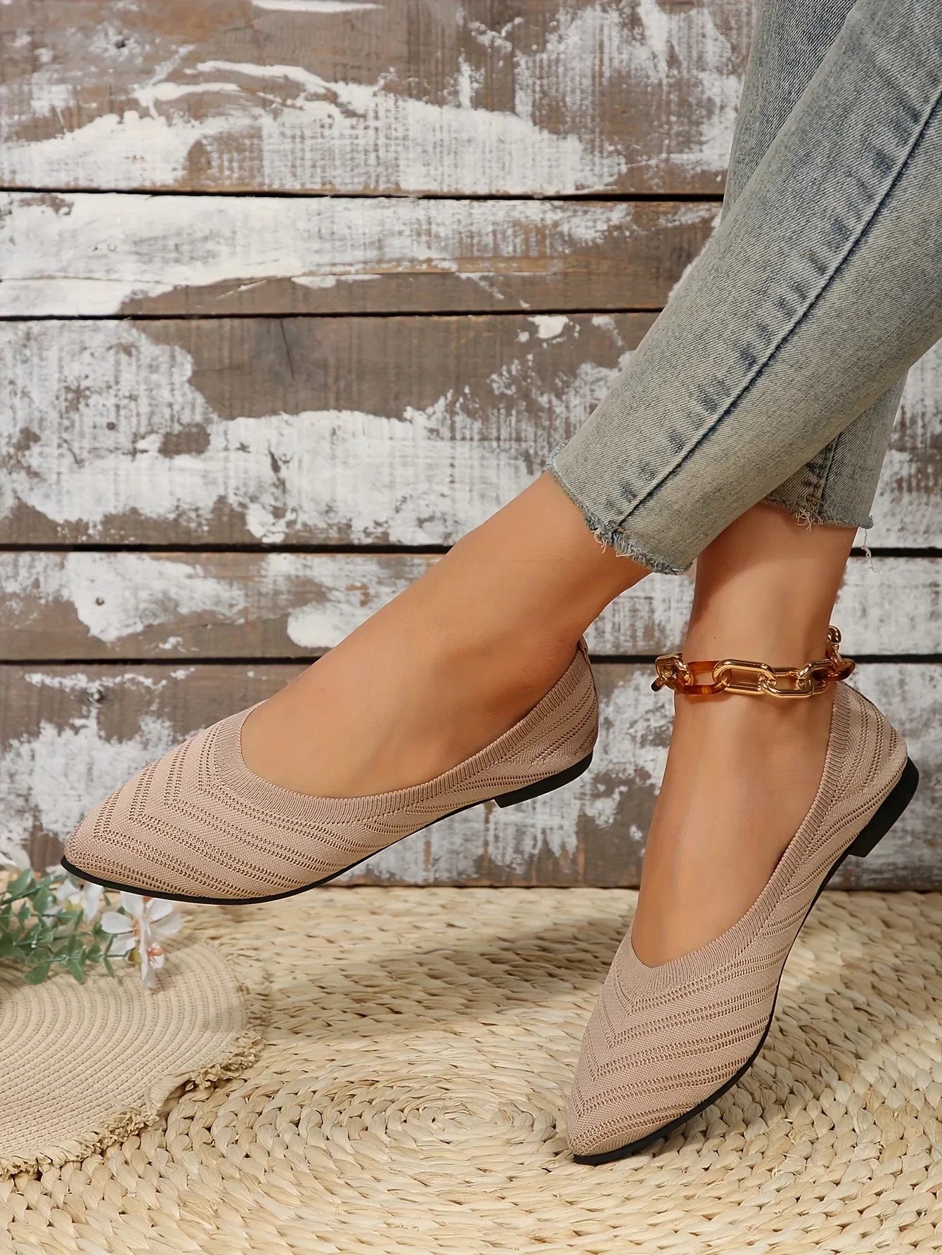 Step out in style with these women's pointed toe flat shoes. -