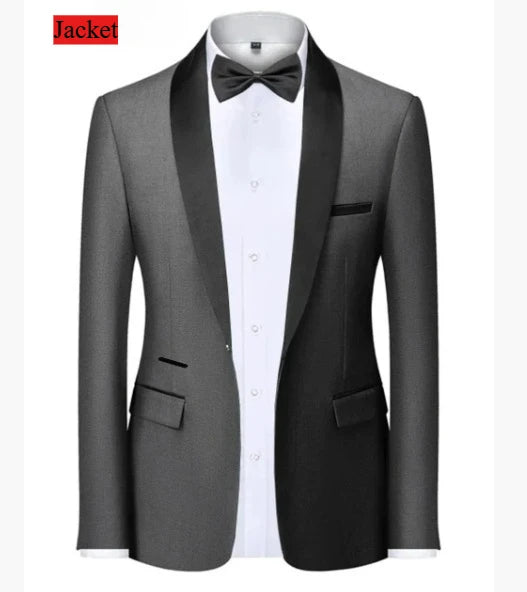 Men Formal Slim Fit Tuxedo -