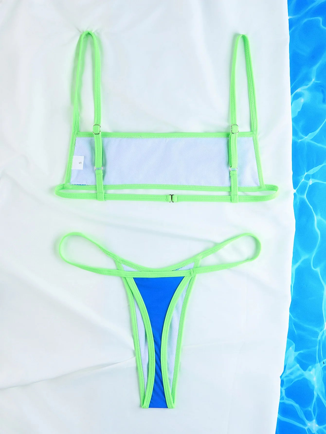 Turn heads with this sexy mini Brazilian bikini set—perfect for making waves in style! -