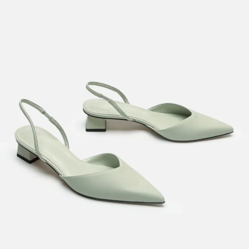Shoes for Women Hot Sale Slingbacks Women's High Heels Shallow Mouth Office and Career Sexy Slip-on Toe Cap Gladiator Sandals -