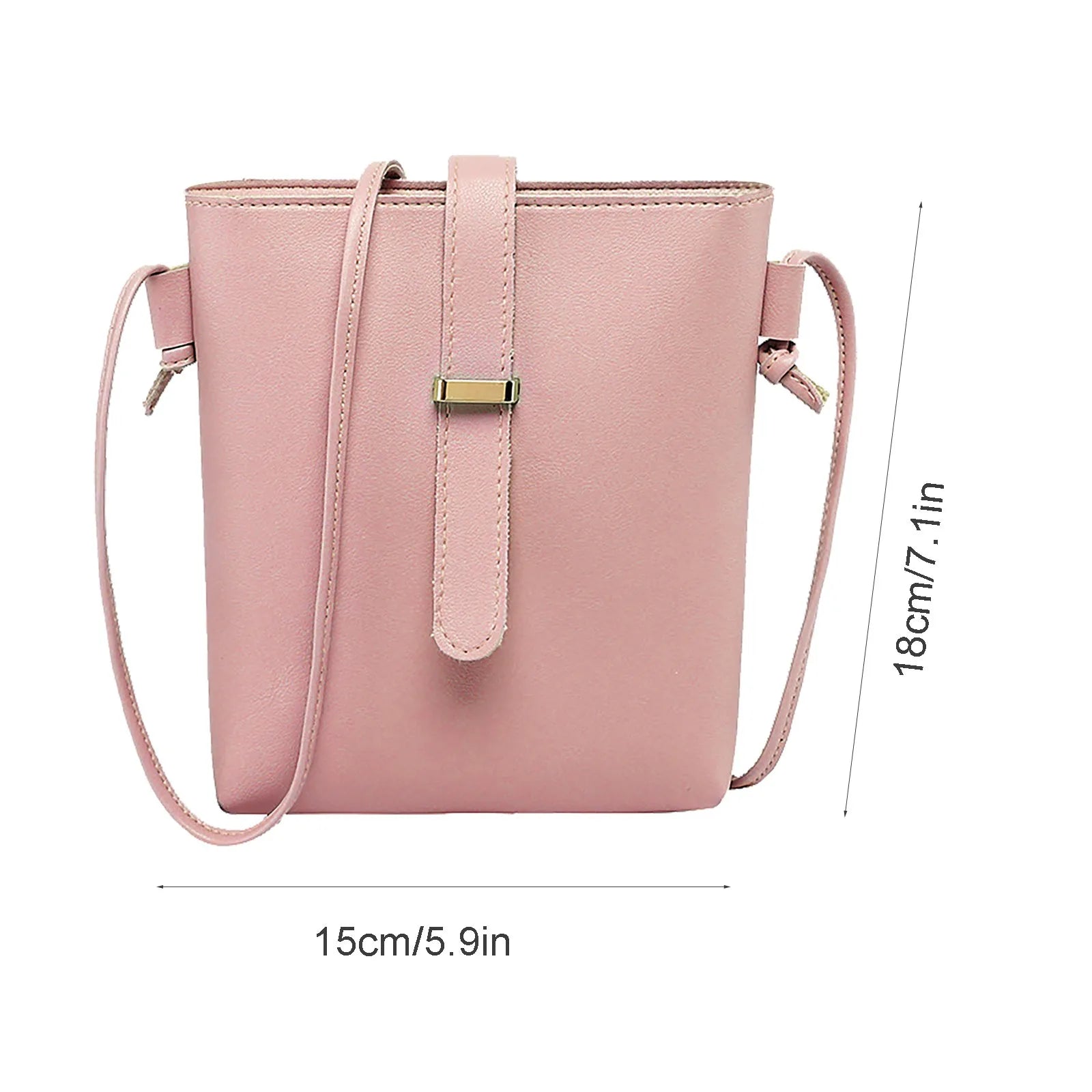 Stay on trend with this fashionable drawstring lady bag, featuring a stylish cross-border design and casual letter detail. Perfect for adding a chic and trendy touch to your outfit! -