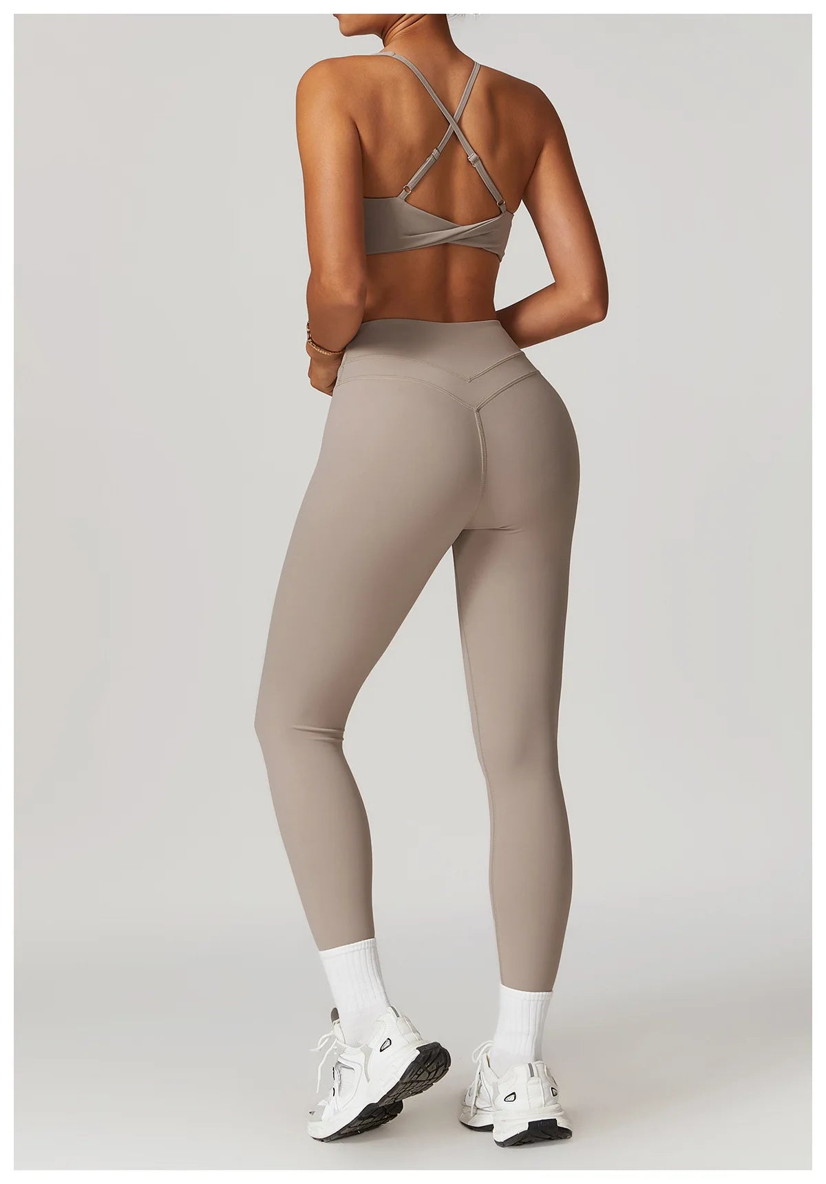 Yoga Leggings High Waist Sport Leggings Women's Running Workout Tights Gym Push Up Fitness Trousers -