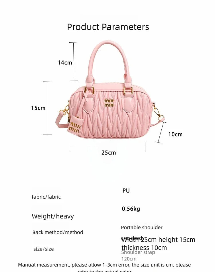Stay stylish and organized with this new women's small square bag. With a versatile design that allows for multiple carrying options, this crossbody tote is perfect for daily use, providing both fashion and functionality in one chic accessory. -