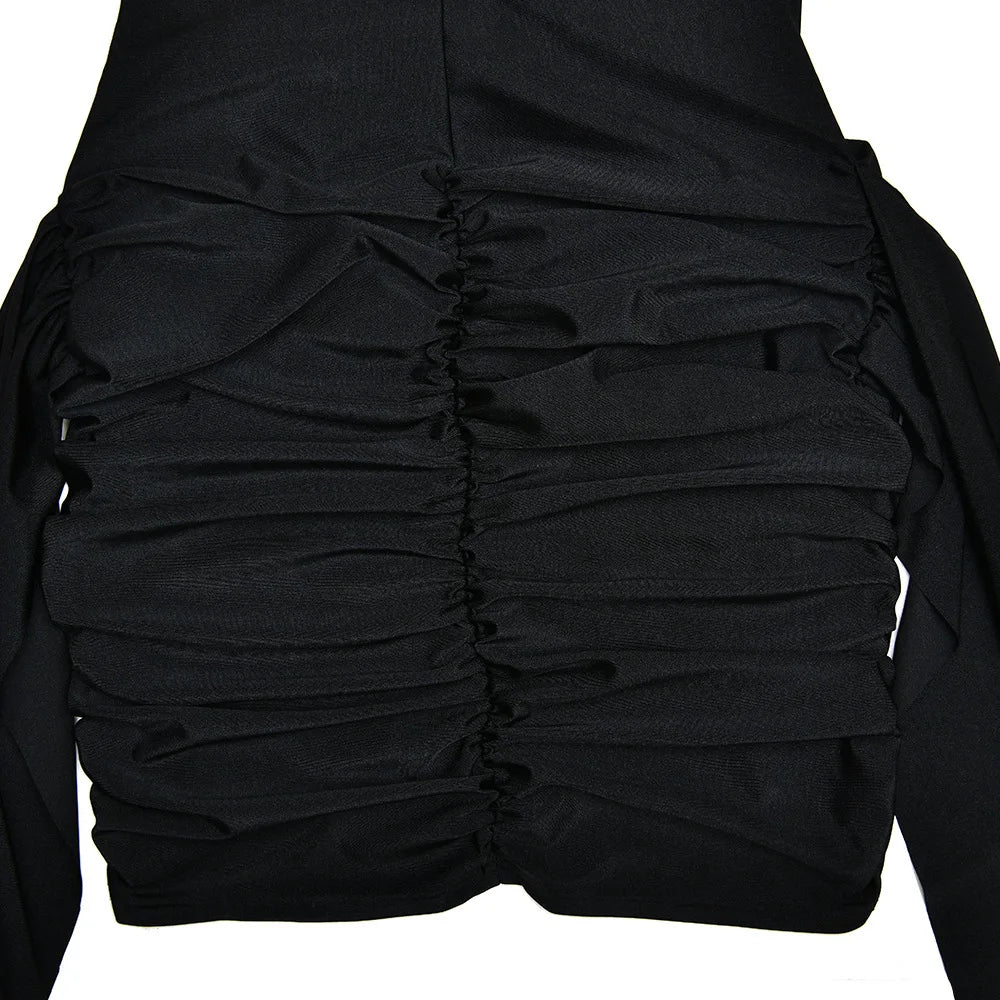 Turtleneck Sleeveless Sexy Mini Dress For Women -