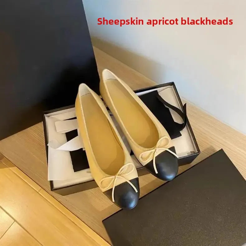 Women's Flat Shoes Knot Design -