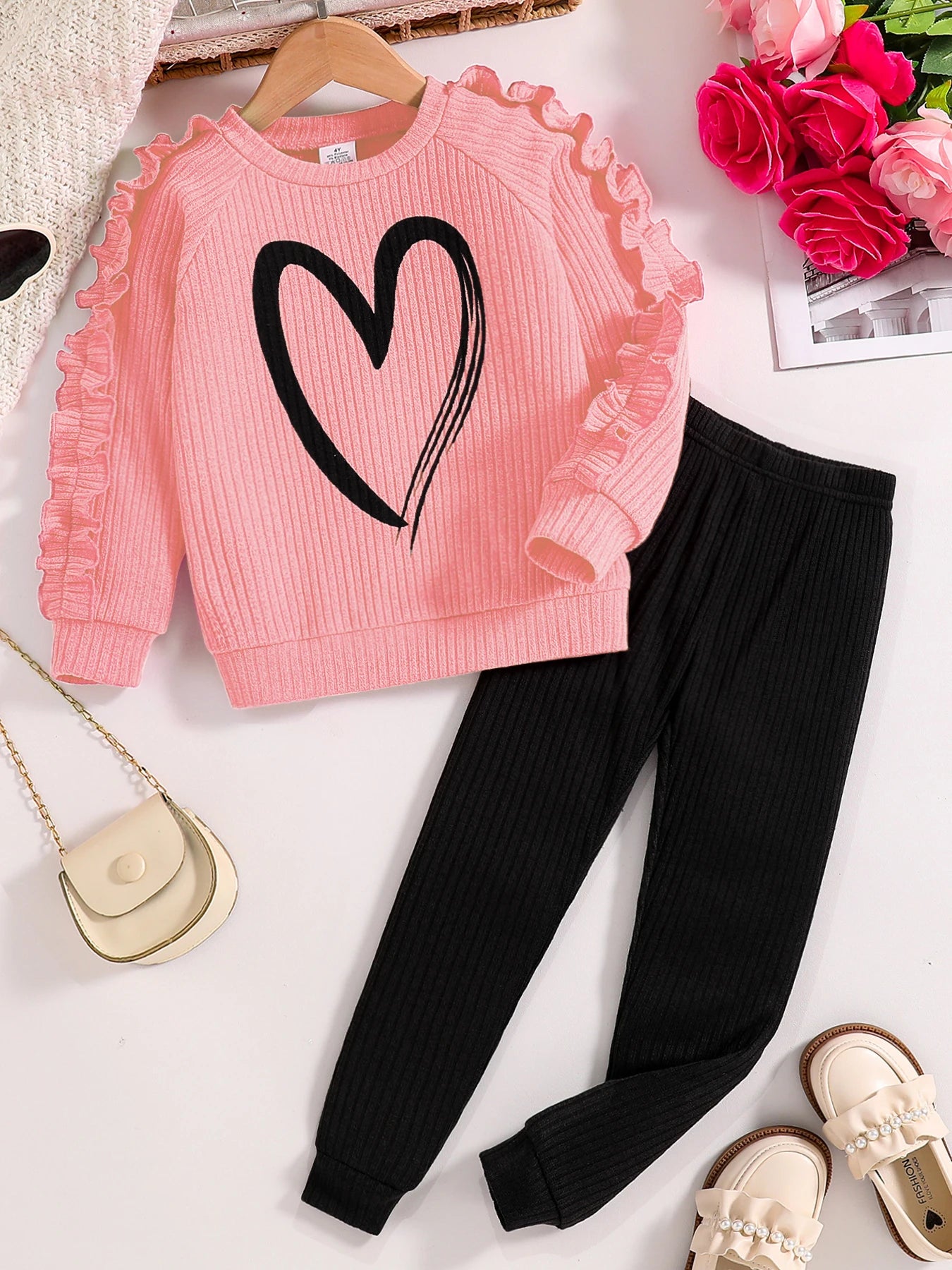 Casual pants two-piece girls -
