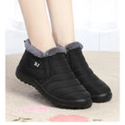 Women Boots Slip On Winter Shoes For Women Waterproof Ankle Boots Winter Boots Female Snow 2024 Black Femininas -