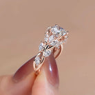 18k Gold 1.5ct E VVS Engagement Ring Style Lab Diamond -