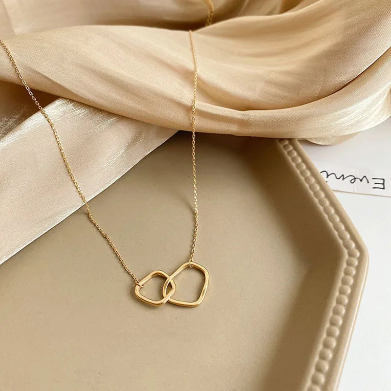 Two Round Shaped Necklaces -