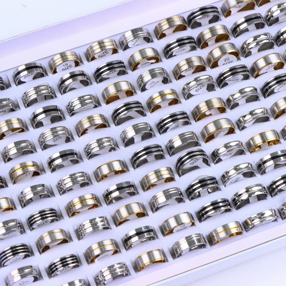 10/20/30/50Pcs Classic Rings -
