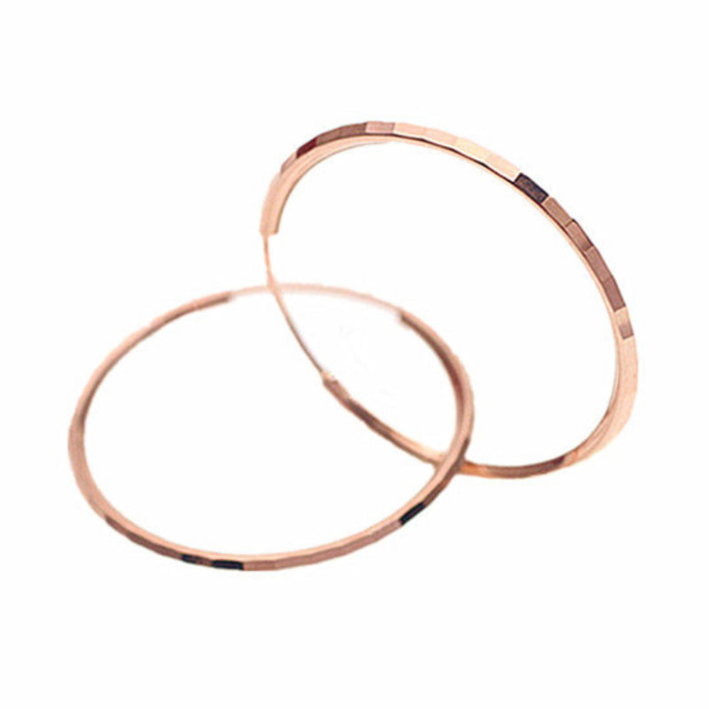 Gold Faceted Shiny Ear Rings for Women -