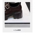 Shoes for Women New Quality Women's Pumps Hot Sale Loafers Fashion Buckle Platform Leather Shoes Trend Versatile Zapatos -