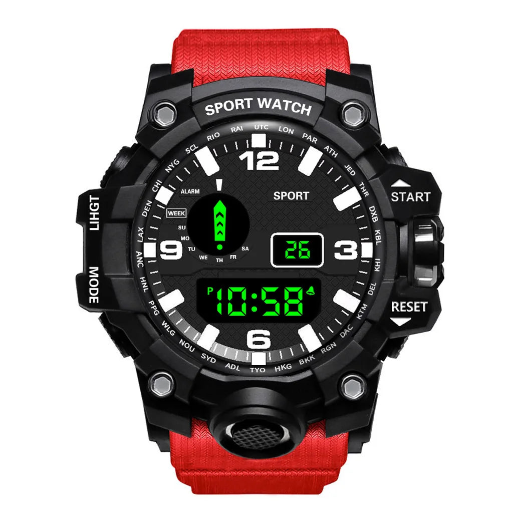 Fashion Men's Watch Sports Electronic Wristwatch -