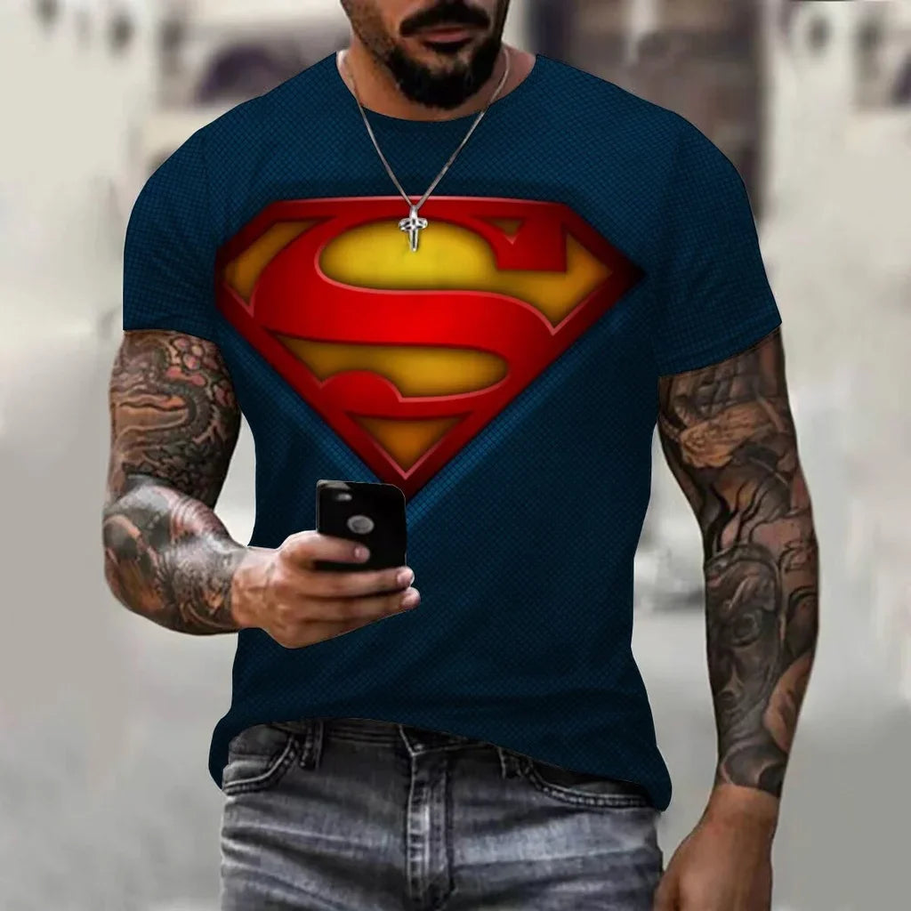 New Men's T-shirt Superman (Throw-Back) -