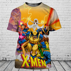 Fashionable men's 3D T-shirt (MARVEL) -