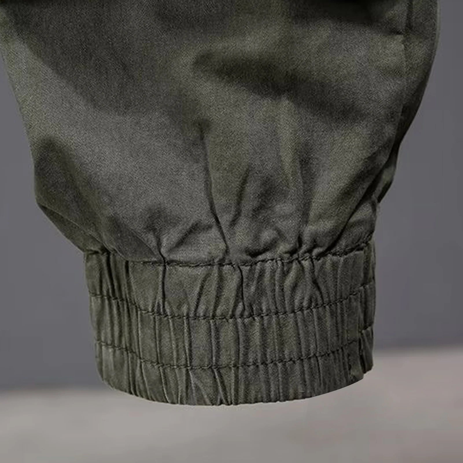 Cargo Pants for Men - Multi-Pocket Elastic Waist Casual Trousers -
