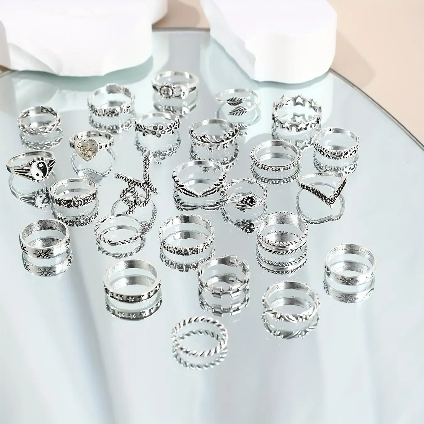 Stacking Rings Set 25Pcs -