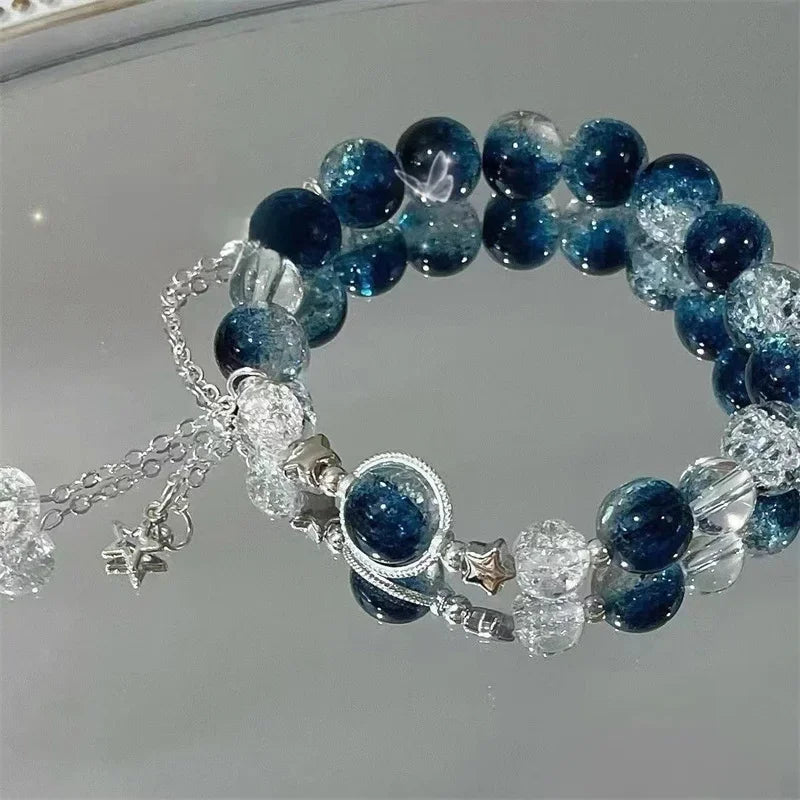 Butterfly Chain Bead Bracelet -