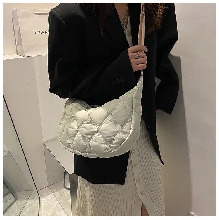 Carry your essentials in style with these embroidery crossbody bags Featuring a large capacity and a shoulder strap, these handbags are both fashionable and functional—an ideal accessory for any outfit. -