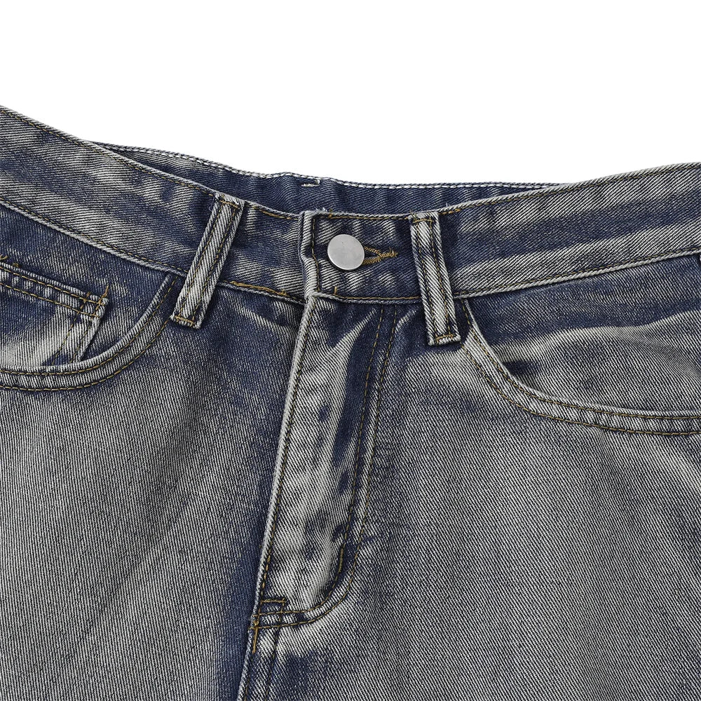 Fashionable and individualistic zipped jeans for men -