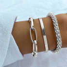 4pcs Cuban Chain Bracelets -