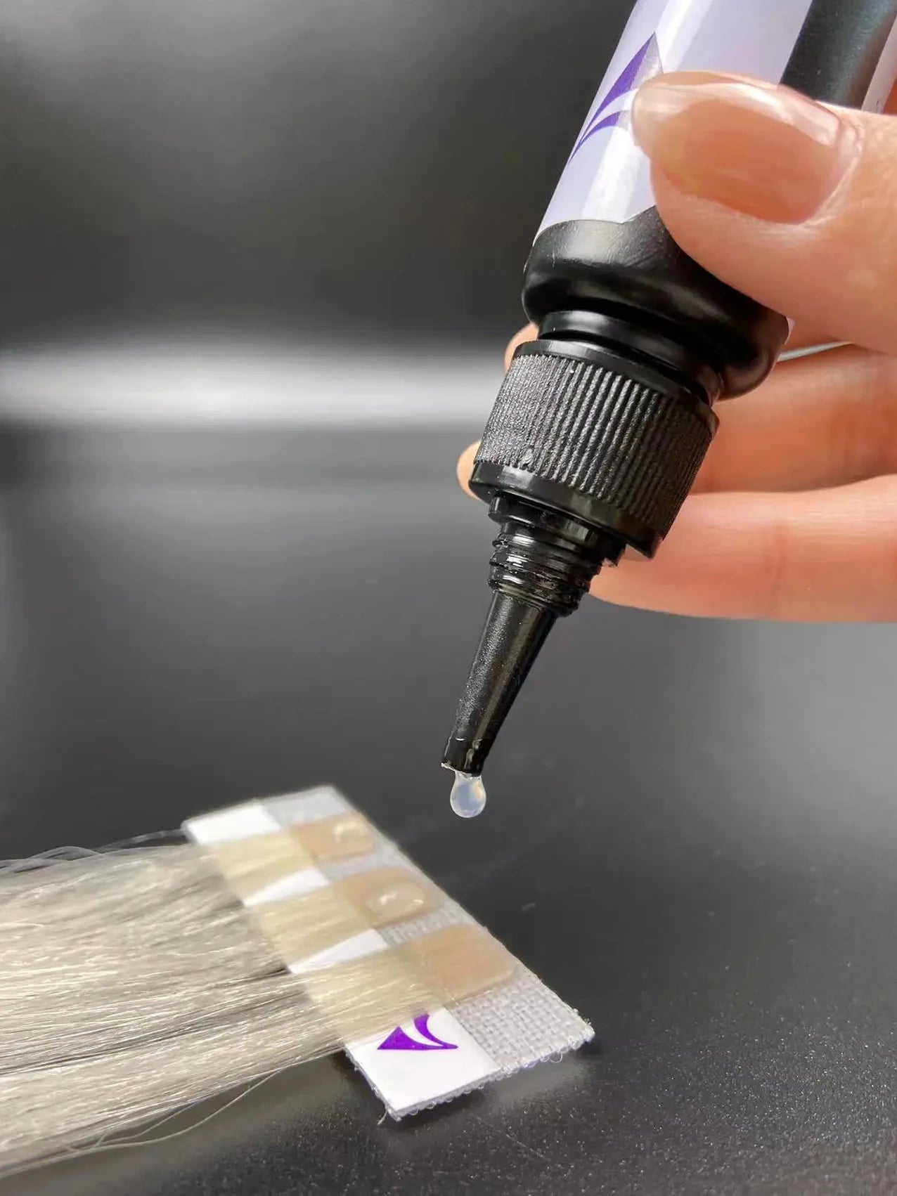 V-Light Technology Hair Extension Machine white Hair Extension Tools Kit Set with V light Hair extension glue -