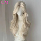 Elevate your style with this 38-inch long ombre brown, red, and blonde highlight straight lace front wig. Perfect for a chic and trendy look, this wig offers versatility and glamour for various occasions. -