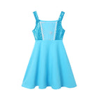 Summer Casual Dress for Girls Mermaid Dress One-Shoulder Sling Short Sleeve Cosplay Princess Costume Casual Vest 2-10 Years -