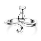 Sterling Silver Cat Rings -