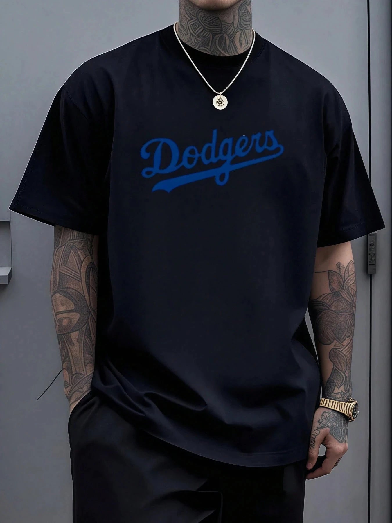 Mens Bold Dodgers T-shirt -
