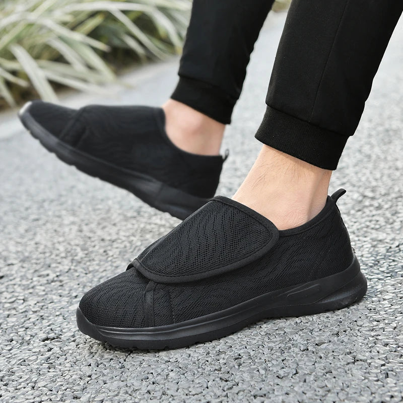 Diabetic Shoes Medical For Man Ladies Wide Fat Foot Swollen Feet Shoes Hallux Valgus Bunion Orthopedics Thumb Eversion -
