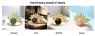 18K Gold Natural Crystal Stone (Tiger Eye) -