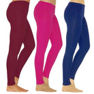 Achieve comfort and style with these milk silk leggings for women. Designed with a solid color and high waist, these stretchy leggings are perfect for a flattering fit and all-day wear! -