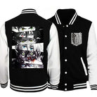 Get a trendy look with this anime baseball jacket (Unisex) -