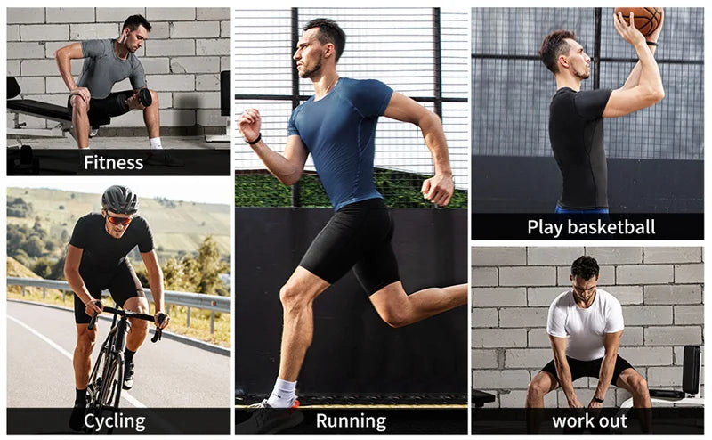 Spider Graphic Compression Shirts for Men -