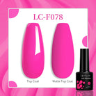 Explore your creativity with this comprehensive set of 129 colors of 7ML nail gel polish. Perfect for nail art enthusiasts, these semi-permanent colors allow for endless possibilities and stylish designs. -