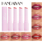 Handaiyan Long Lasting Lipstick Waterproof Moisturizing MIrror Watery Jelly Lip Stick Lip Plumper Lip Balm Makeup -