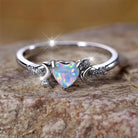 Rose Gold Silver Color Rings -