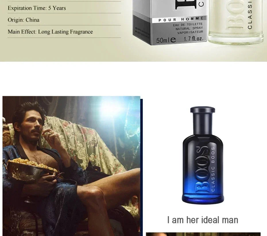 Hot Sale Perfume For Men Self Confidence Cologne Fresh Temptation Gentleman Parfum Male Fragrance Atomizer Best Selling -