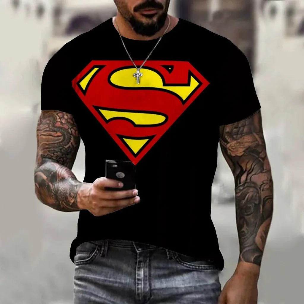 New Men's T-shirt Superman (Throw-Back) -