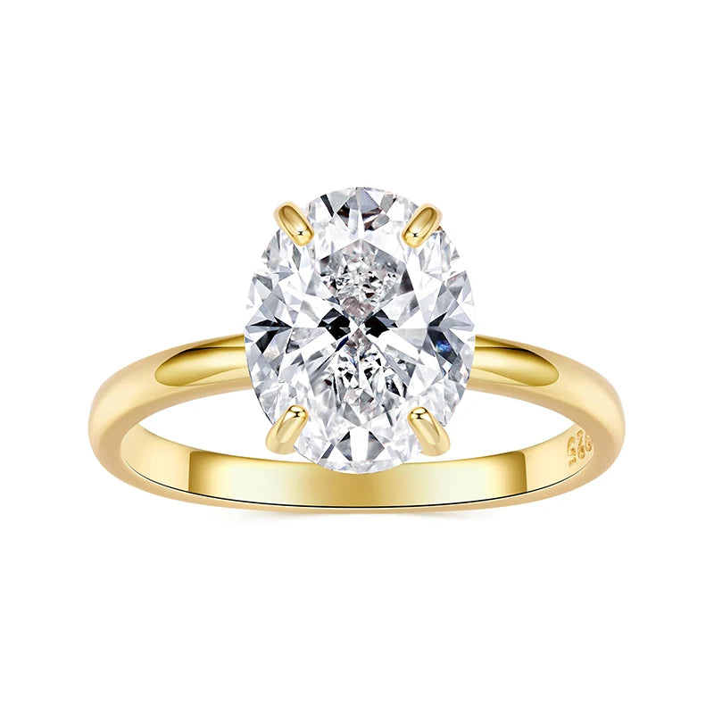 3.5CT Oval Cut Ring -