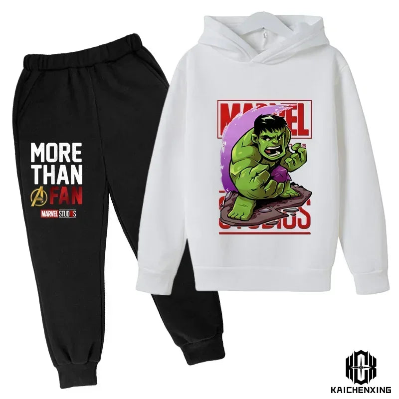 Marvel- Super Heros Hooded Pants Suit for Children -