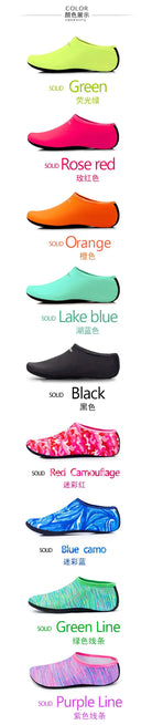 Unisex Water Non-Slip Sneaker Shoes Swimming Diving Socks Summer Aqua Beach Sandal Flat Shoe Seaside Socks Slipper for Men Women -