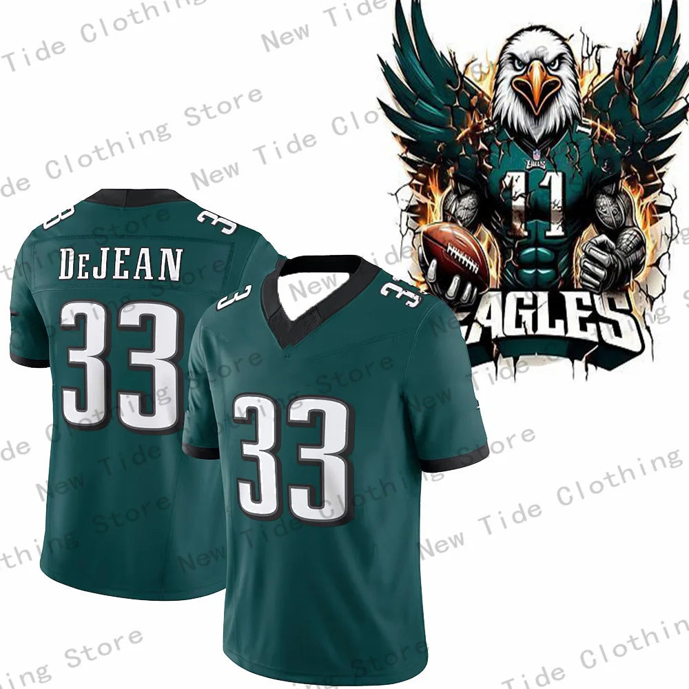 #33 DeJean Green Athletic Jersey -