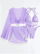Swimwear Woman Swimsuit Cover Up Bikini Sets -